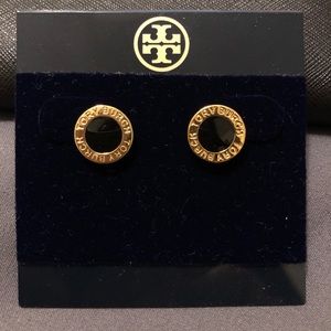 Tory Burch Cole Enamel Stud Earrings